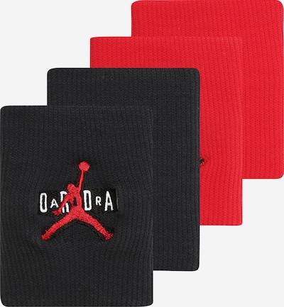 Jordan Schweißband 'JUMPMAN' in rot / schwarz / weiß, Produktansicht