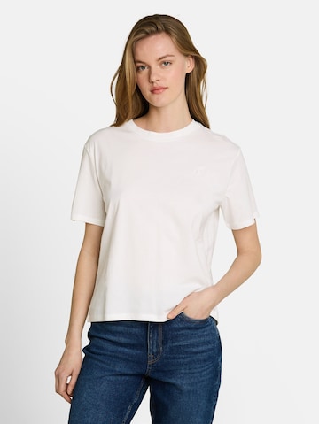 TOM TAILOR DENIM T-Shirt in Weiß: Vorderseite