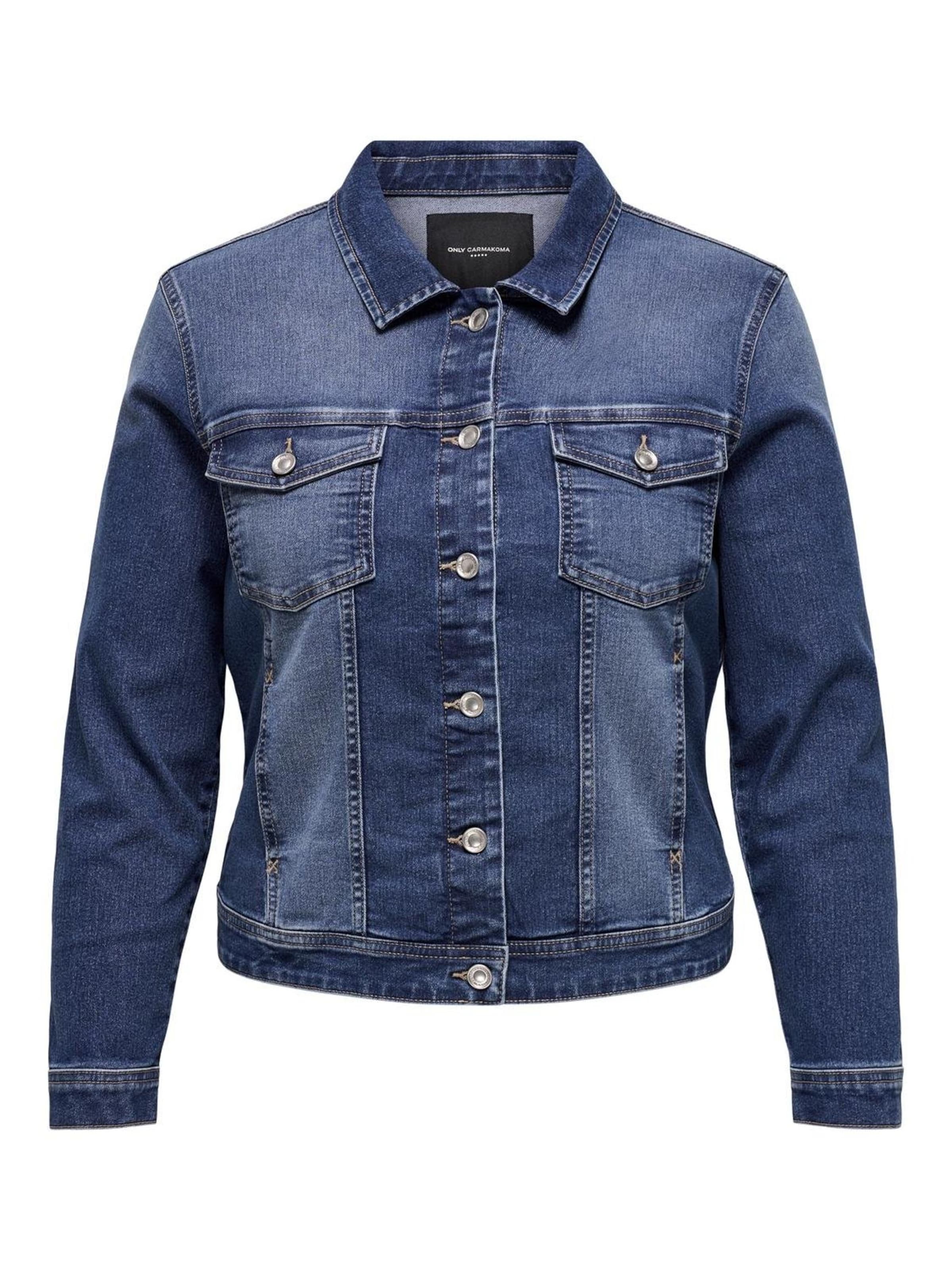 Demisezoninė striukė 'CARWesta' iš ONLY Carmakoma, spalva – tamsiai (džinso) mėlyna, Prekių apžvalga