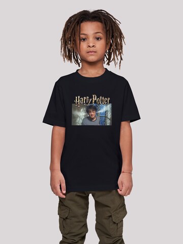 F4NT4STIC Shirt 'Harry Potter Steam Ears' in Black: front