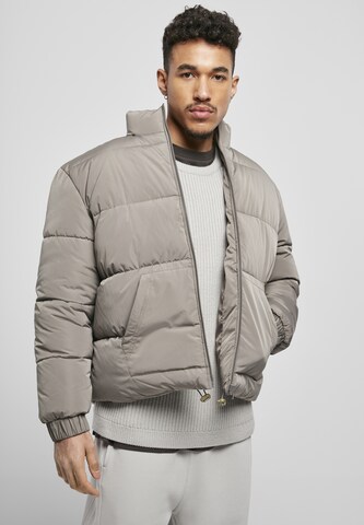 Urban Classics Winter Jacket in Grey: front