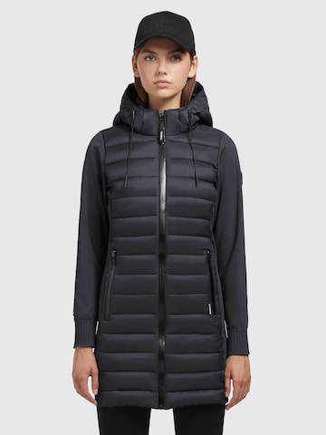khujo Winter Jacket 'Mite' in Black: front