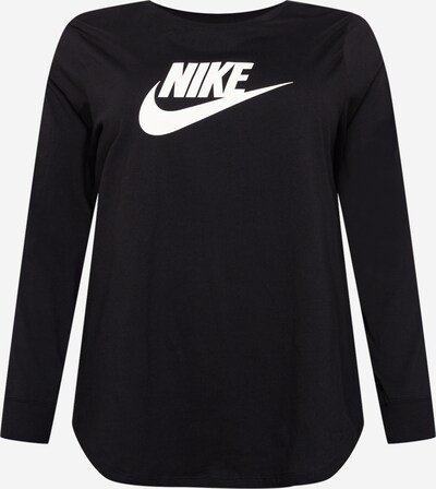 Tricou Nike Sportswear pe negru / alb, Vizualizare produs