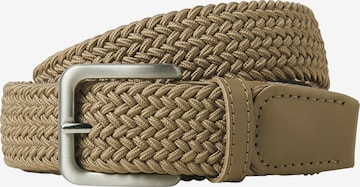 Ceinture 'JACSPRING' JACK & JONES en beige : devant