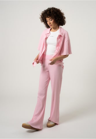 Flared Pantaloni 'Eira' di OH APRIL in rosa