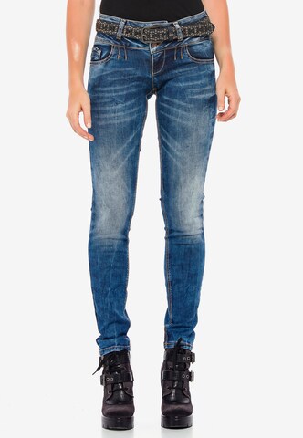 CIPO & BAXX Slimfit Jeans 'Pico' in Blauw: voorkant