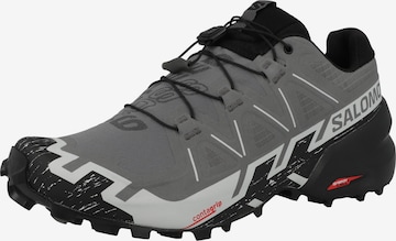 SALOMON Loopschoen 'Speedcross 6' in Grijs: voorkant