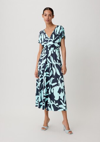 COMMA Kleid in Blau: Vorderseite