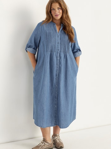 Cellbes of Sweden Jurk in Blauw: voorkant