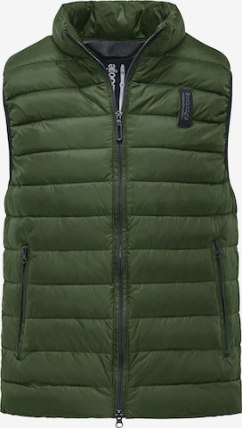 BOMBOOGIE Vest in Green: front