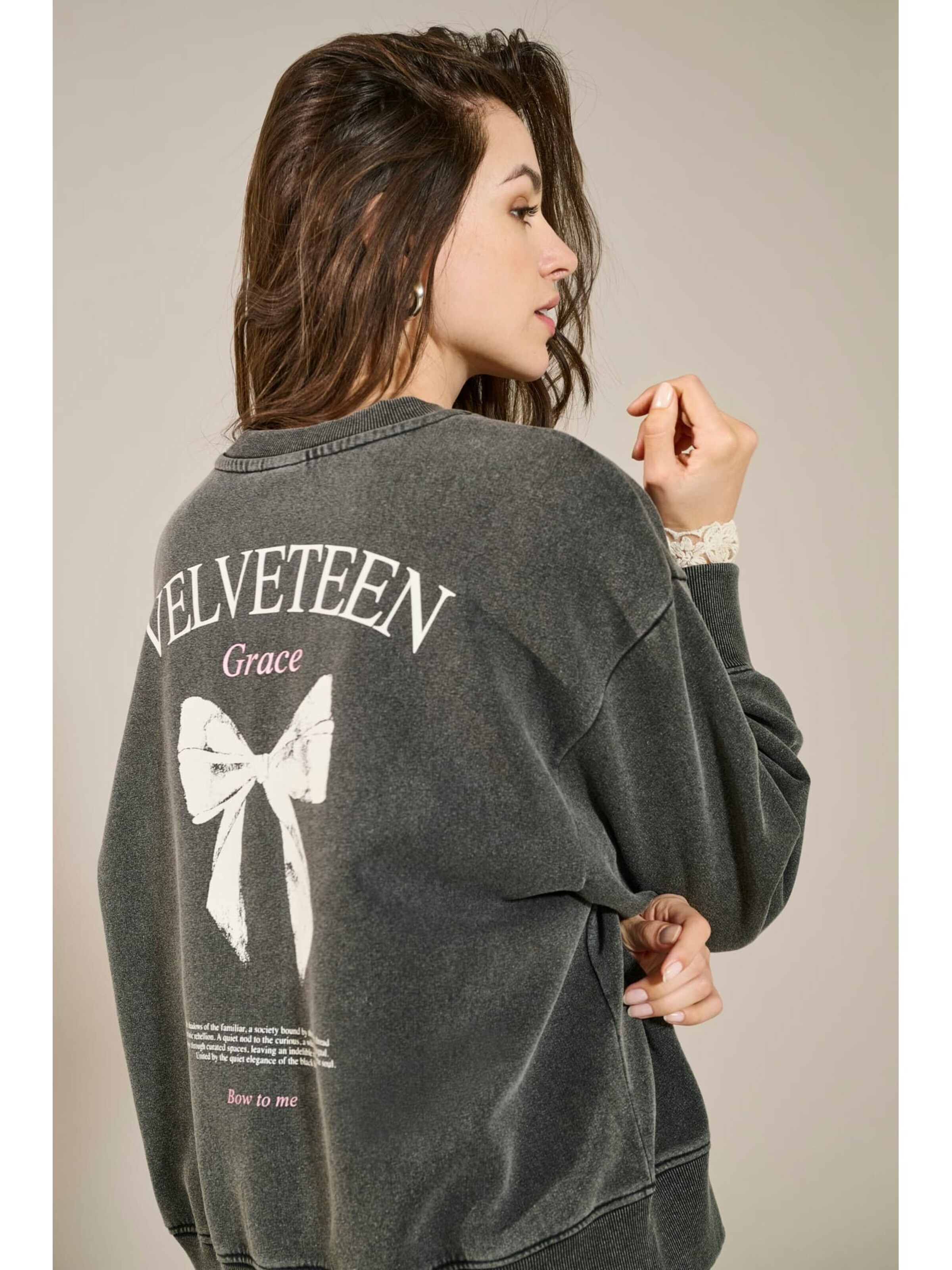 ONLY Sweater 'lucinda' in Grey