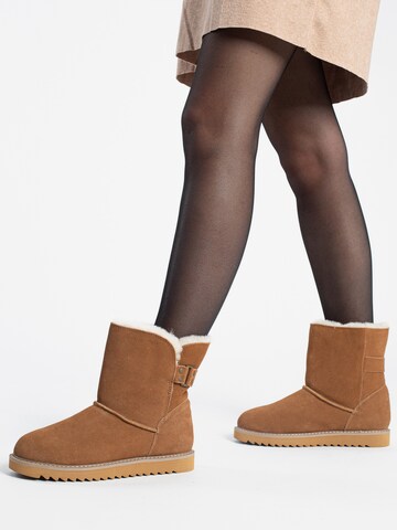 Gooce - Botas de neve 'Colorado' em castanho: frente