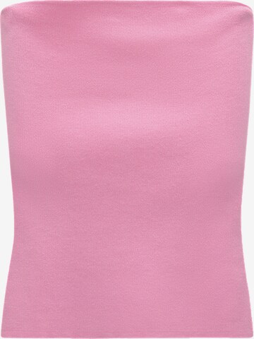 Top in maglia di Pull&Bear in rosa: frontale
