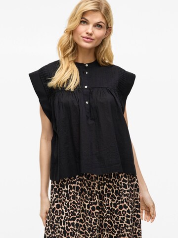 VILA Blouse in Zwart: voorkant