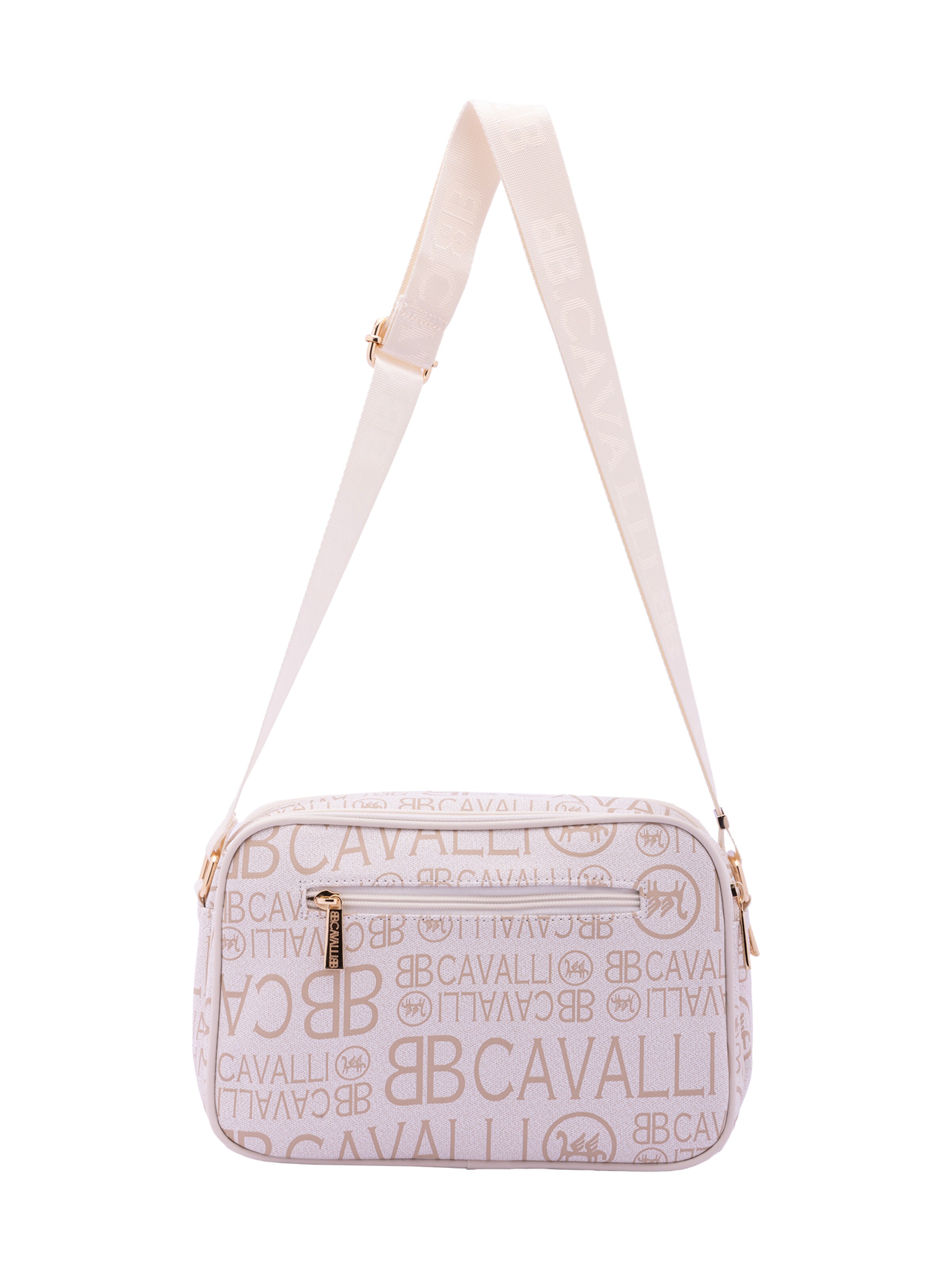 Borsa a tracolla 'Borsa a Tracolla B Cavalli Donna con Zip e Tasche Regolabile 29x18x12 cm' di B. Cavalli in bianco