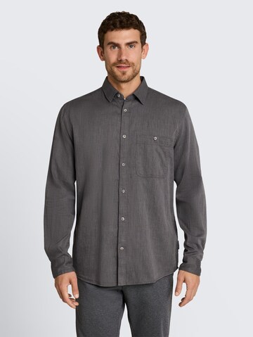 TOM TAILOR Regular Fit Hemd in Grau: Vorderseite