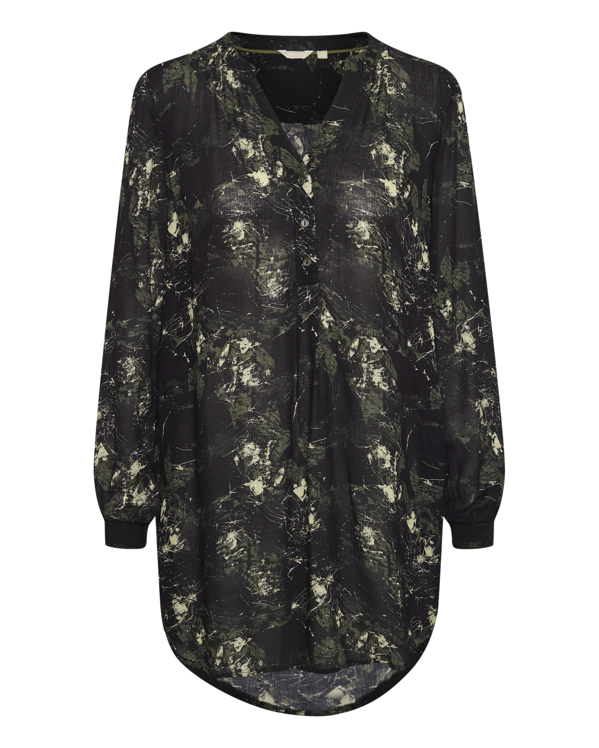 Kaffe Tunika 'Palice' i sort: forside