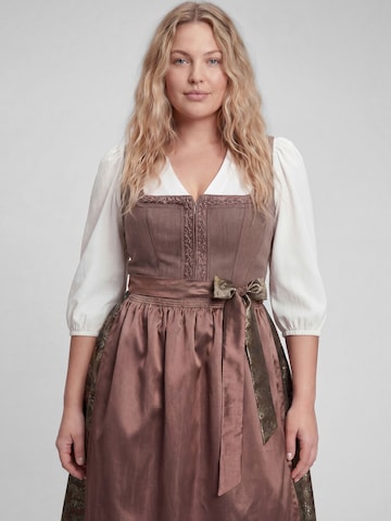 SPIETH & WENSKY Dirndl 'Klavier' in Braun