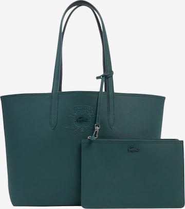 LACOSTE - Shopper 'Varech Merle' en verde: frente