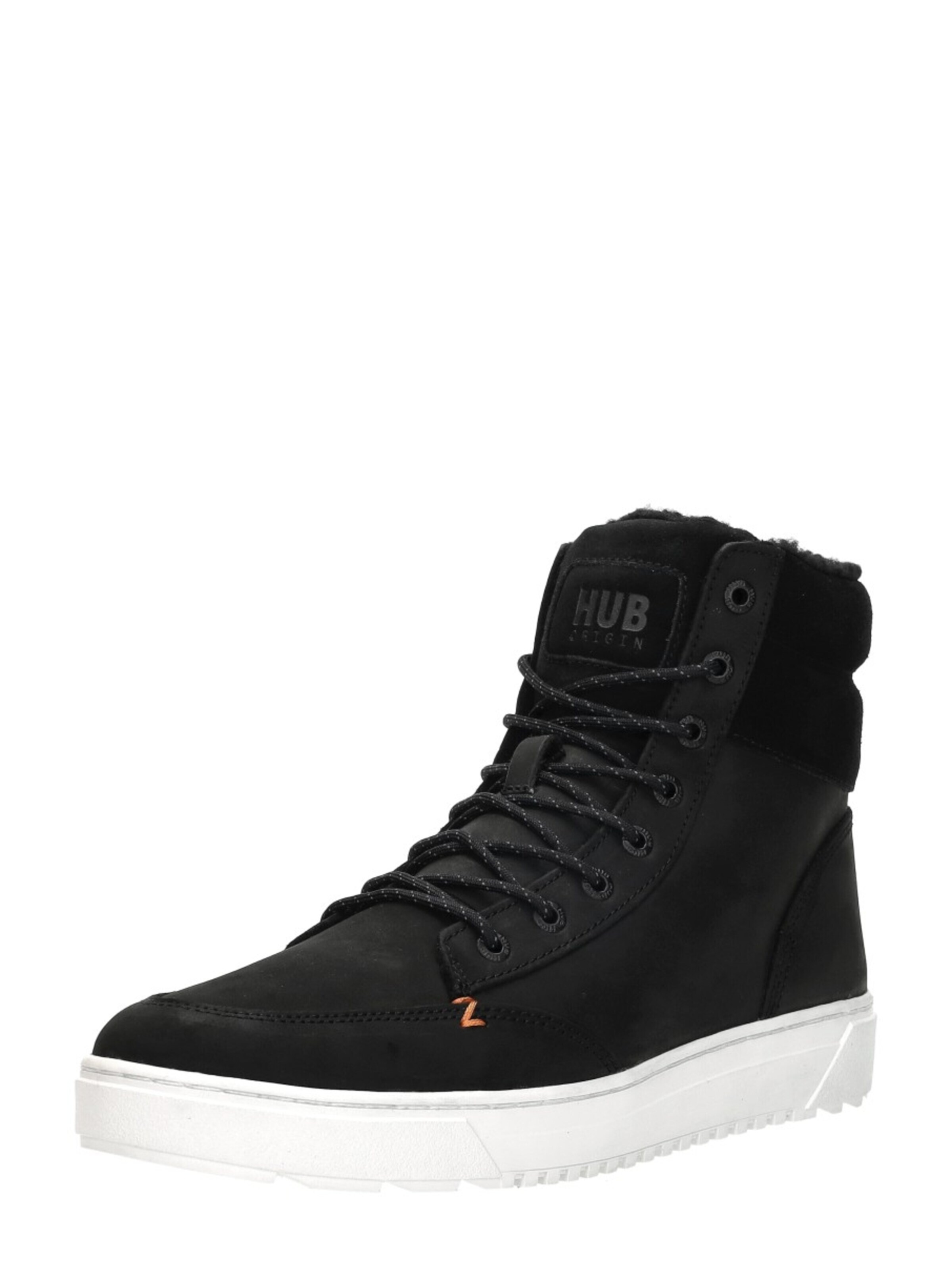 HUB High-Top Sneakers 'Dublin 2.0' in Black: front