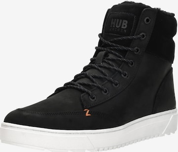 HUB High-Top Sneakers 'Dublin 2.0' in Black: front