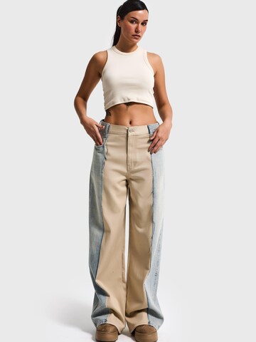 IT'S BASIC Baggy Jeans 'MEGA BAGGY MID RISE JEANS' in Blue