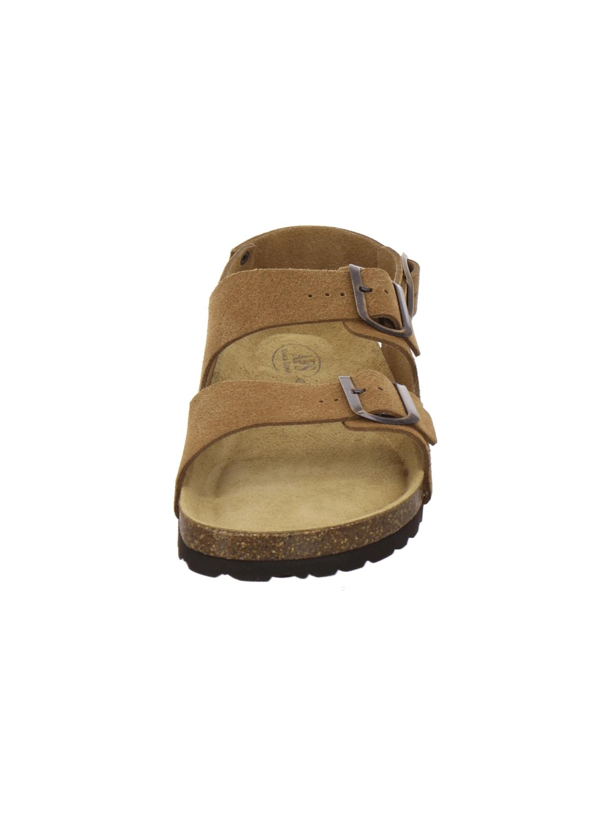 Sandales 'Sandalen Herren cognac Veloursleder' AFS-Schuhe en marron