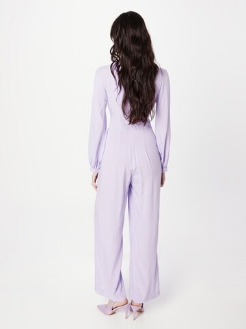 Closet London Jumpsuit in Purple