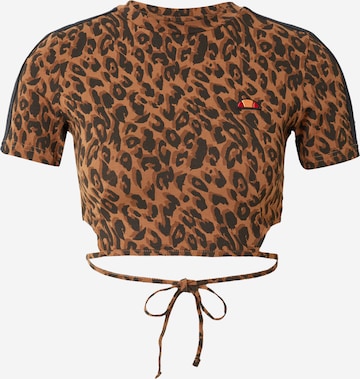 ELLESSE - Camiseta 'Battaglia' en marrón: frente