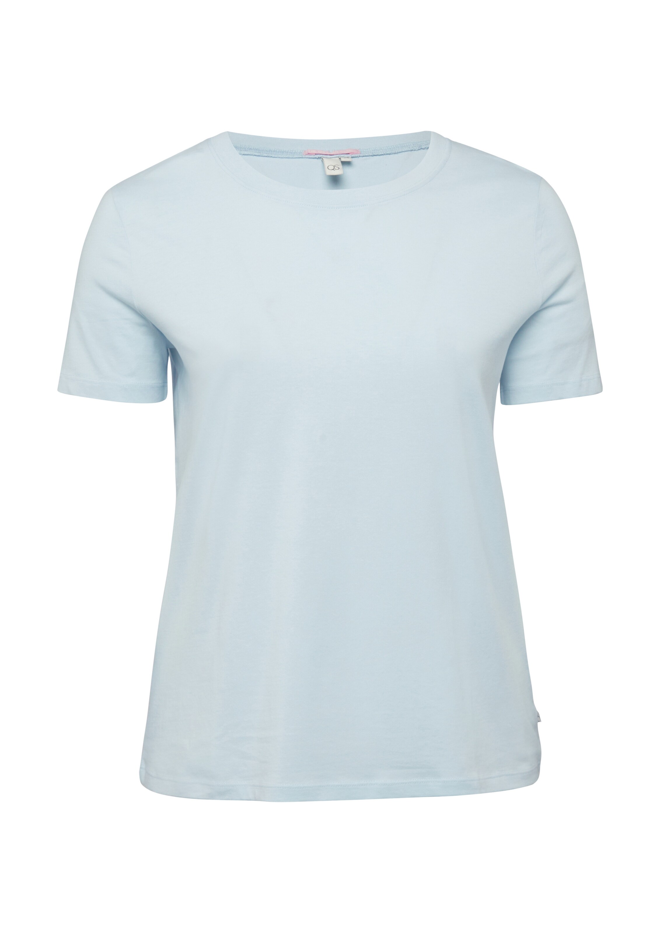QS Shirt in de kleur Lichtblauw, Productweergave