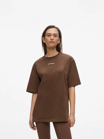 Karl Lagerfeld Shirt in Brown: front