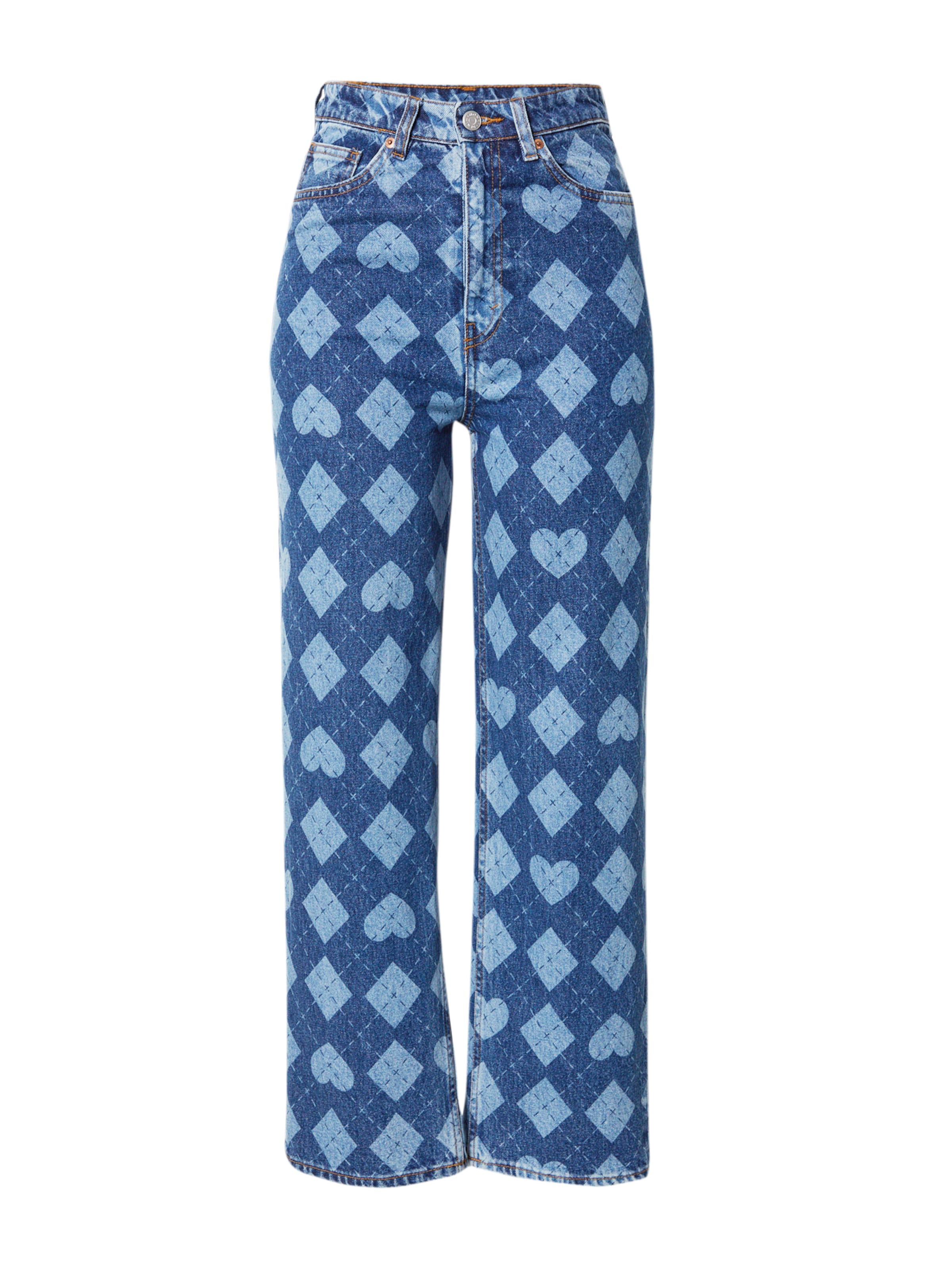 Monki Обычный Джинсы в Синий: спереди