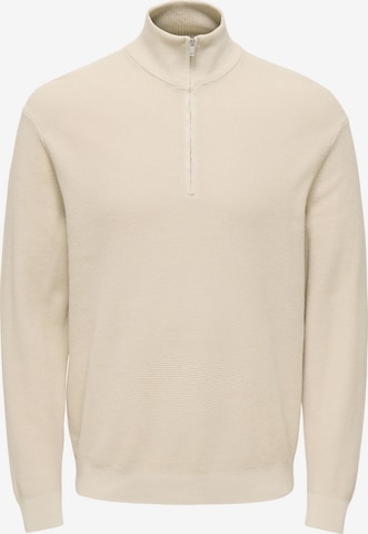 Only & Sons Pullover 'TONY' i beige: forside