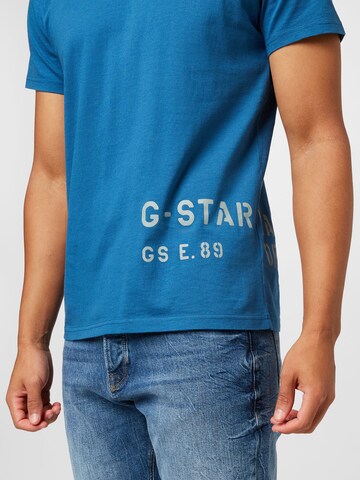 G-Star RAWMajica 'Stencil' - plava boja