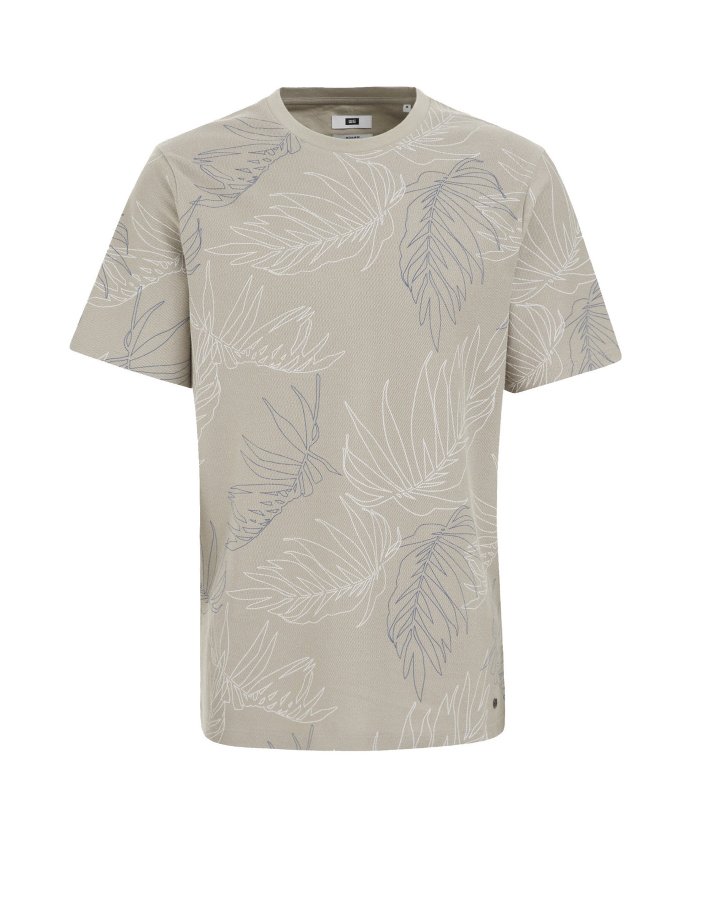 WE Fashion Тениска в зелено: отпред