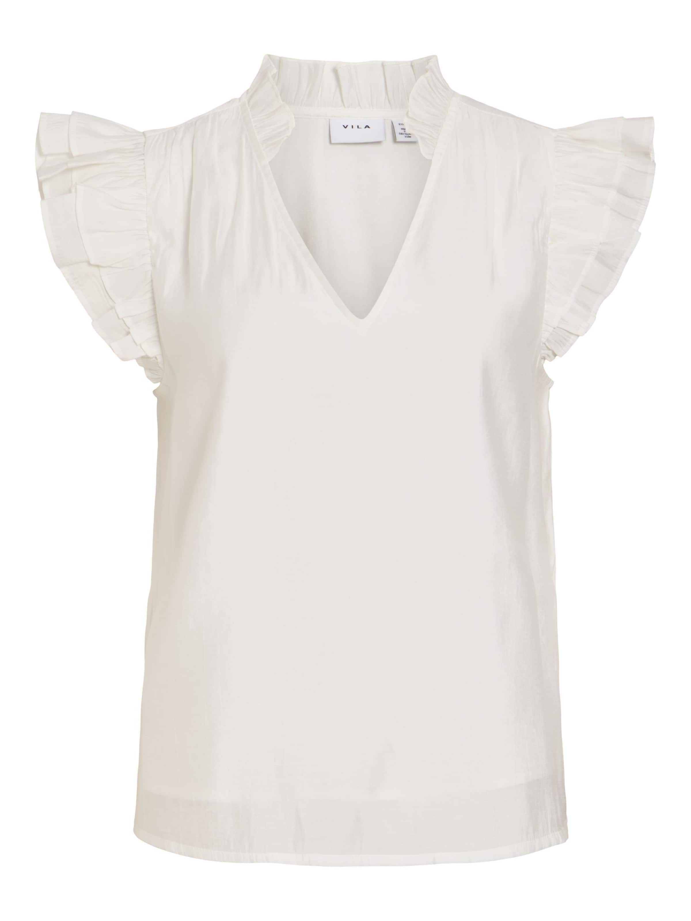 VILA Chemisier 'VIAnu' en M en blanc, Vue avec produit