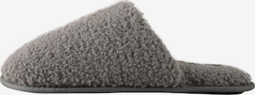 Next - Zapatillas de casa en gris: frente