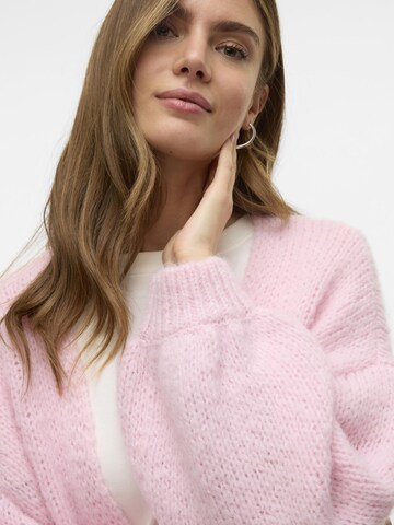 VERO MODA Strickjacke 'Maybe' in Pink