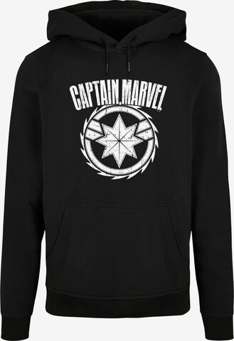 ABSOLUTE CULT Sweatshirt 'Captain Marvel - Blade' in Zwart: voorkant