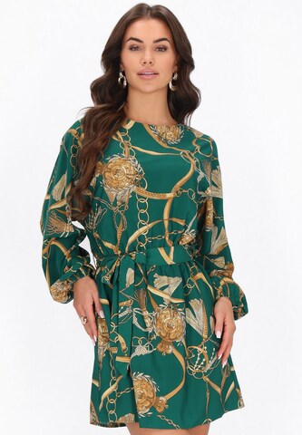 faina - Vestido de cocktail em azul: frente