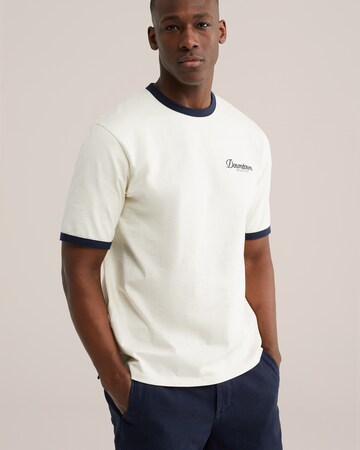 Maglietta di WE Fashion in bianco: frontale