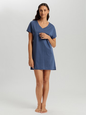 Hanro Nachthemd 'Laura' in Blauw