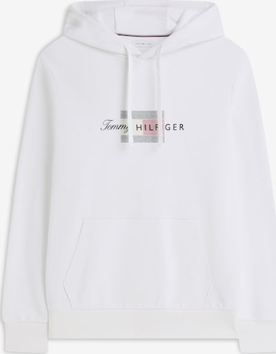 XS dydžio Megztinis be užsegimo iš TOMMY HILFIGER, spalva – burgundiško vyno spalva / juoda / balta, Prekių apžvalga