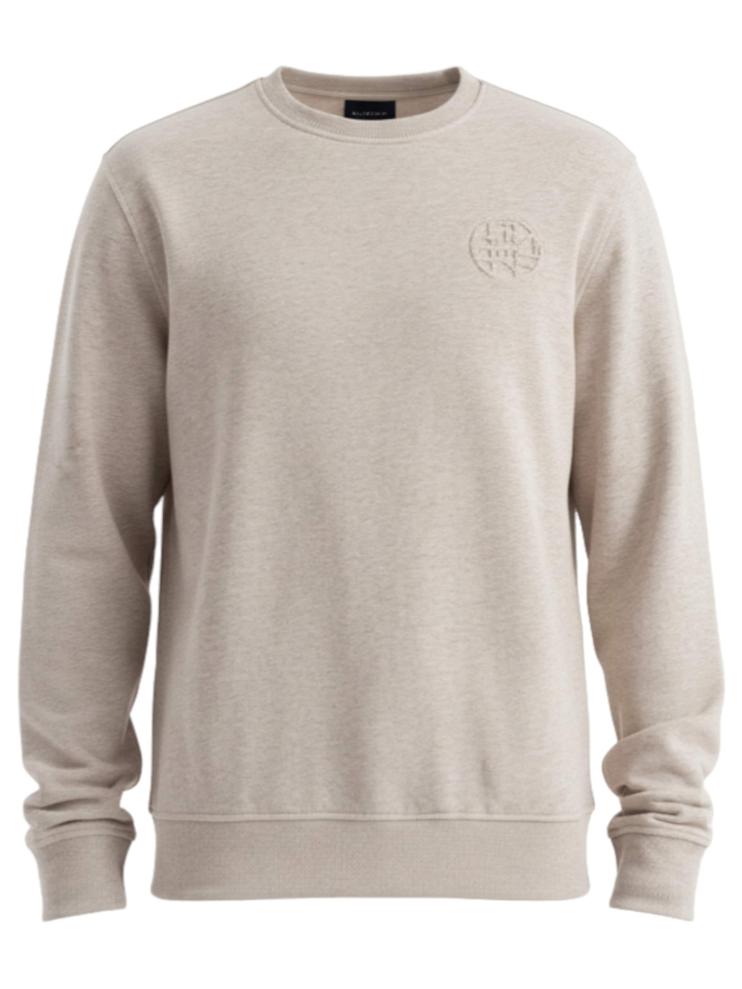 Ombre Sweatshirt in Beige: front