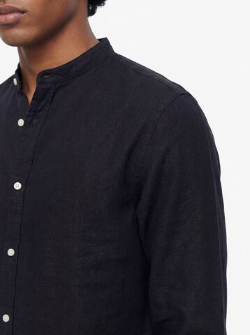 JACK & JONES - Regular Fit Camisa 'JWHSUMMER BAND' em preto