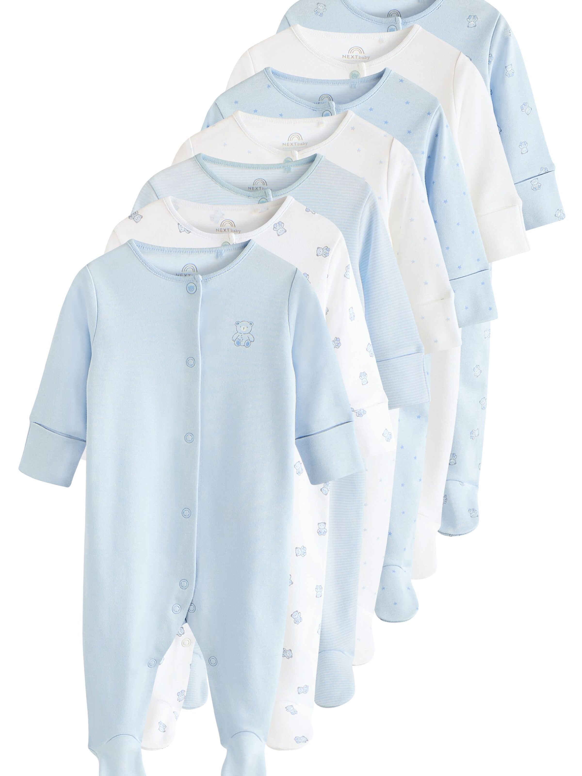 Next Pyžamo – modrá: přední strana