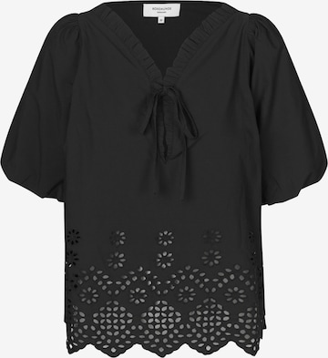 rosemunde Blouse in Zwart: voorkant