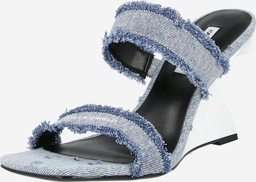 Karl LagerfeldNatikače s potpeticom - plava boja: prednji dio