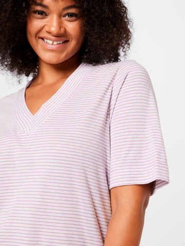 Selected Femme Curve - Camisa 'Ivy' em roxo