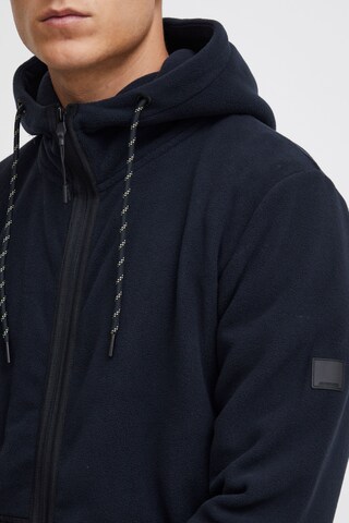 INDICODE JEANS Fleece Jacket 'Manku' in Blue